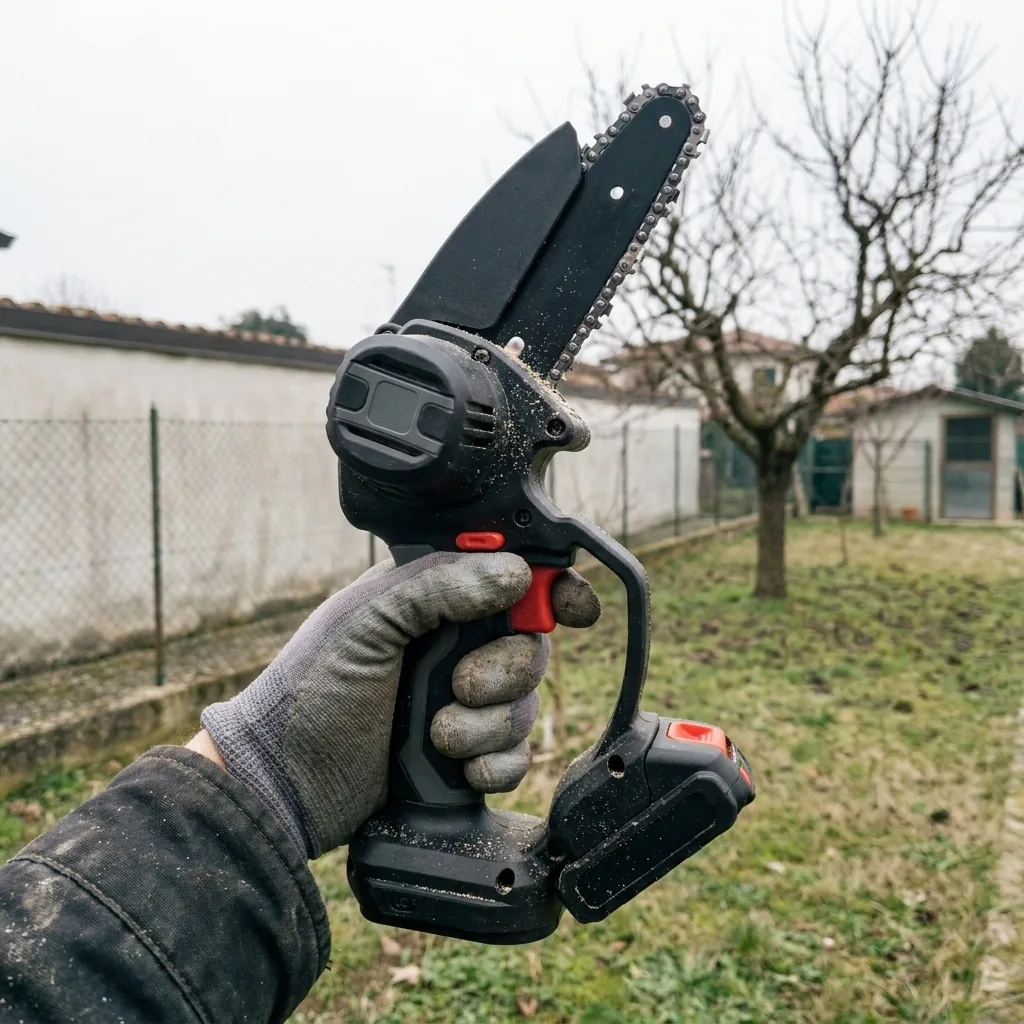 Saw 999X™ in una mano: 700 g, 48 V